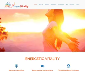 EnergeticVitality.com(Energy Healer) Screenshot