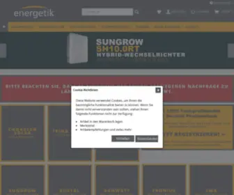 Energetik.de(Energetik Solartechnologie) Screenshot