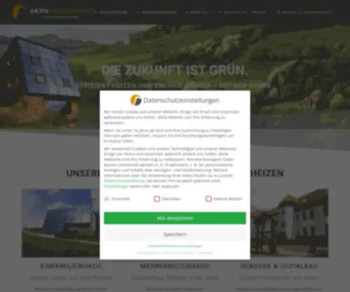 Energetikhaus100.de(Aktivsonnenhaus) Screenshot