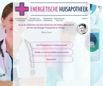 Energetischehuisapotheek.nl(HEALY de Energetische Huisapotheek) Screenshot