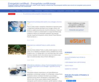 Energetskocertificiranje.com.hr(Energetskocertificiranje) Screenshot