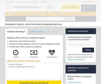 Energetykacieplna.pl(Portal branży ciepłowniczej i energetyki przemysłowej) Screenshot