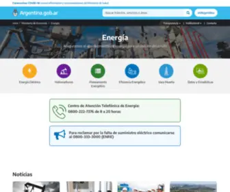 Energia.gov.ar(Energia) Screenshot