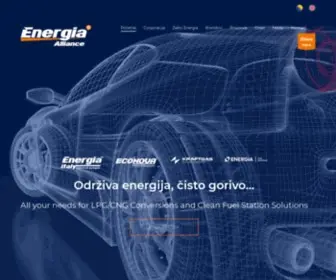 Energiaalliance.ba(LPG CONVERSION KIT CNG CONVERSION KITS) Screenshot