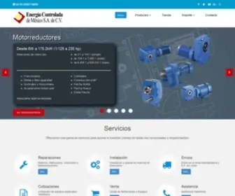 Energiacontrolada.com(Energia Controlada de Mexico S.A) Screenshot