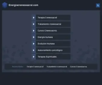 Energiacraneosacral.com(Craneosacral) Screenshot