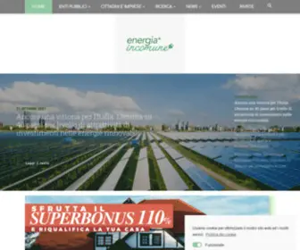 Energiaincomune.com(Energia in Comune) Screenshot