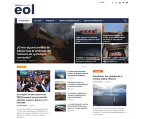 Energiaonline.com.ar(Noticias energéticas en tiempo real) Screenshot