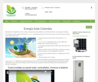 Energiasolar.com.co(Energia Solar Colombia) Screenshot