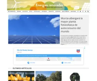 Energiasrenovadas.com(Energías Renovadas) Screenshot