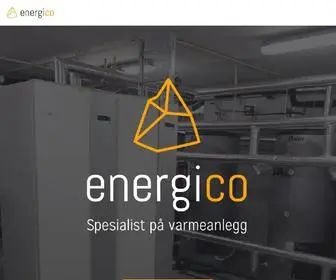 Energico.no(Spesialist på varmeanlegg) Screenshot