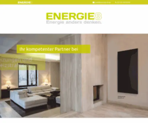 Energie-8.de(Energie 8 GmbH) Screenshot