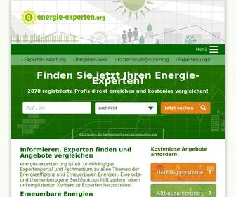 Energie-Experten.org(Finden Sie jetzt Ihren Energie) Screenshot