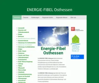 Energie-Fibel.de(Energie-Fibel Osthessen) Screenshot