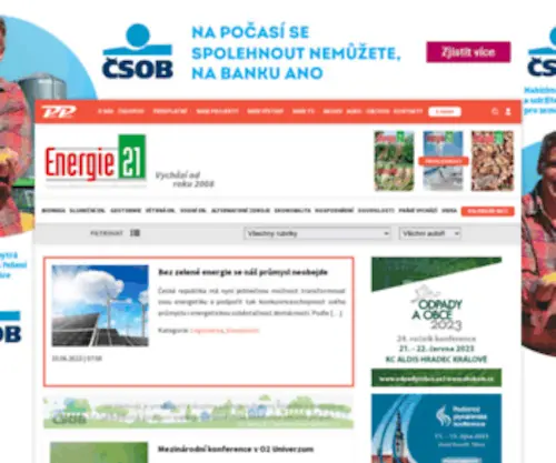 Energie21.cz(Energie 21) Screenshot