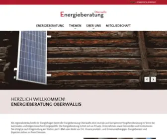 Energieberatung-Oberwallis.ch(Energieberatung Oberwallis) Screenshot