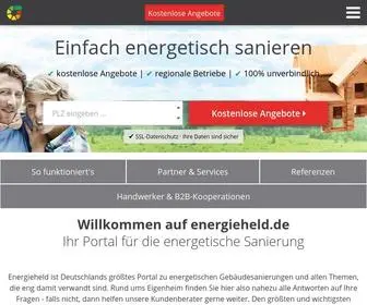 Energieheld.de(Einfach energetisch Sanieren) Screenshot