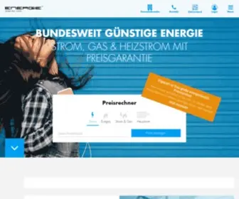 Energiehoch3.de(Strom und Gas anmelden) Screenshot