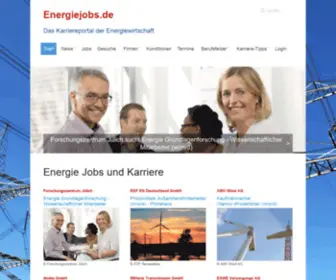 Energiejobs.de(Energie Jobs) Screenshot