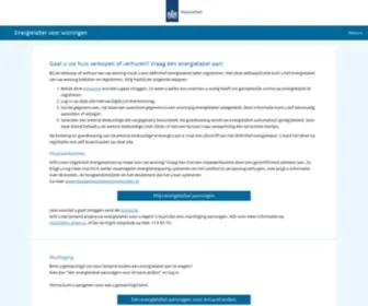 Energielabelvoorwoningen.nl(Energielabel voor woningen offline) Screenshot