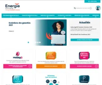 Energiemutuelle.fr(Energie Mutuelle) Screenshot