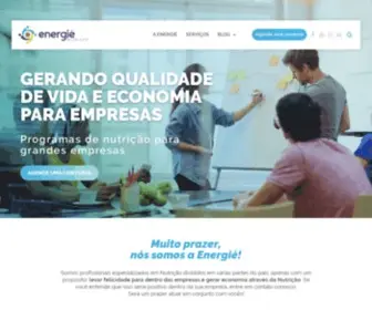 Energienutricao.com.br(Energié) Screenshot