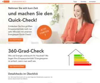 Energiesparcheck.at(Online EnergieSpar Check) Screenshot