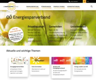 Energiesparverband.at(Energiesparverband OÖ) Screenshot