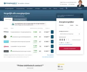 Energiewereld.nl(Onafhankelijk vergelijken en overstappen) Screenshot