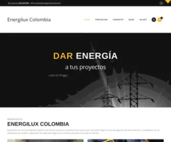 Energiluxcolombia.com(Le damos energia a tus proyectos) Screenshot