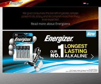 Energizer.eu(Homepage) Screenshot