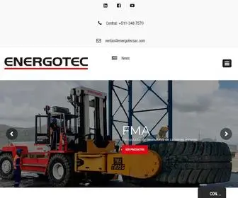 Energotecsac.com(Equipos industriales y herramientas de alta calidad) Screenshot