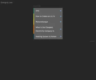 Energrid.com(The Leading Energy Site on the Net) Screenshot