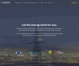 Energy-Nest.com(Thermal Battery Company) Screenshot