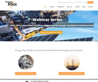 Energy-Pool.eu(Energy Pool builds and operates demand) Screenshot
