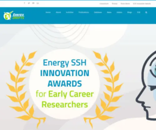 Energy-Shifts.eu(Social Innovation for EU Energy Policy) Screenshot