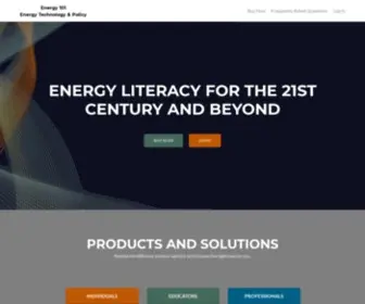 Energy101.com(EnergyEnergy Technology & Policy) Screenshot