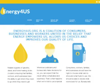 Energy4US.org(Energy4US) Screenshot