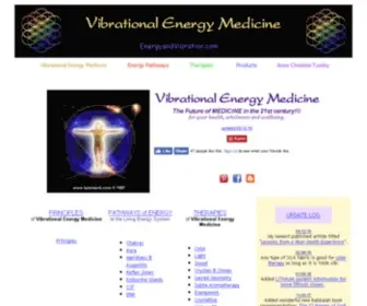 Energyandvibration.com(Vibrational Energy Medicine) Screenshot