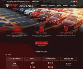 Energyautofl.com(Used Cars Wilton Manors FL) Screenshot