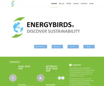 Energybirds.org(Discover sustainability) Screenshot