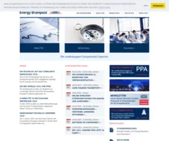 Energybrainpool.com(Energy Brainpool) Screenshot