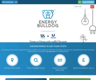 Energybulldog.com(Compare Cheap Business and Home Gas and Electricity) Screenshot