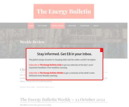 Energybulletin.org(Energybulletin) Screenshot