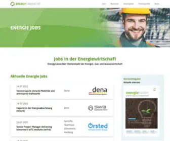 Energycareer.net(Jobportal der Energiewirtschaft) Screenshot