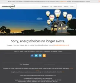 Energychoices.co.uk(Compare energy) Screenshot