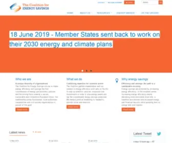 Energycoalition.eu(From EU law to action on the ground) Screenshot