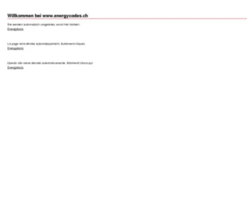 Energycodes.ch(energycodes) Screenshot