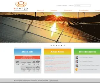 Energy.com.ph(Energy Development Corporation) Screenshot