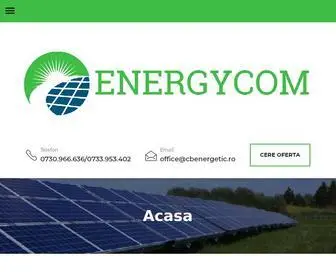 Energycom.ro(Sisteme Fotovoltaice) Screenshot